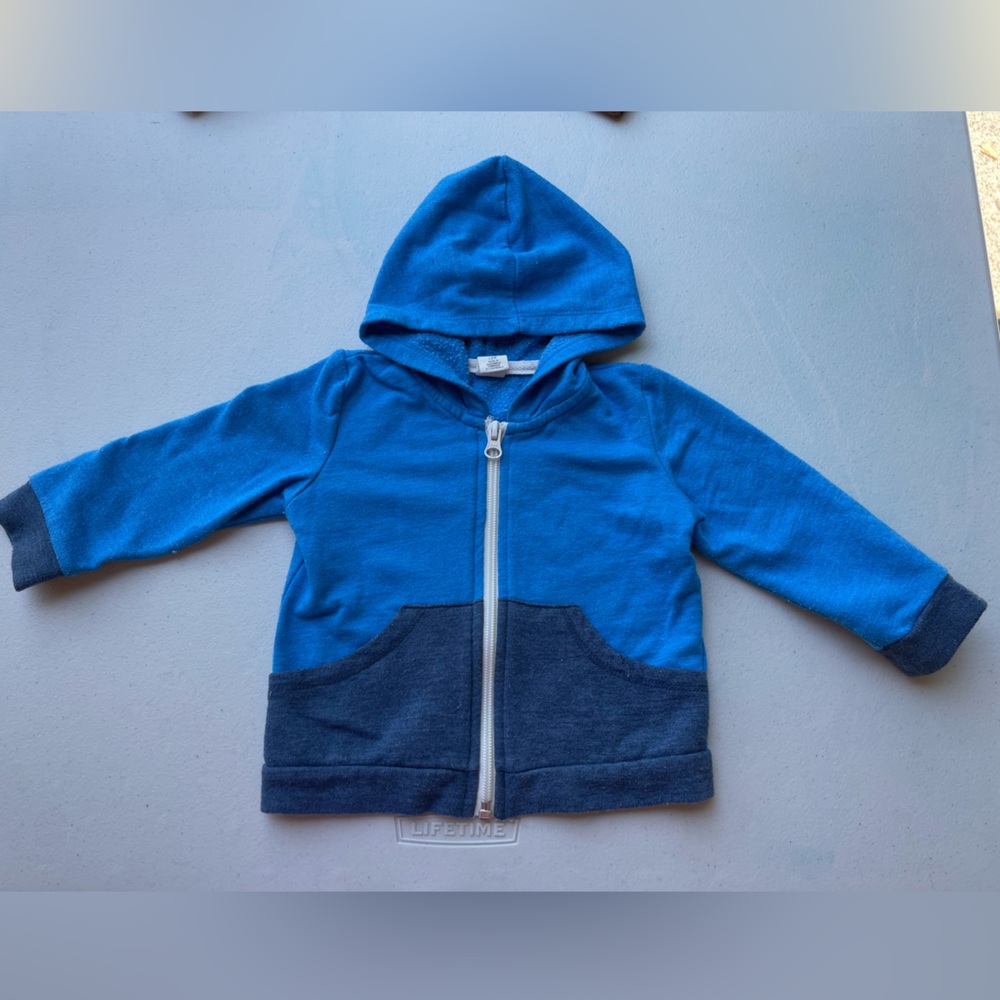 Tucker and Tate Zip up hoodie. 12M